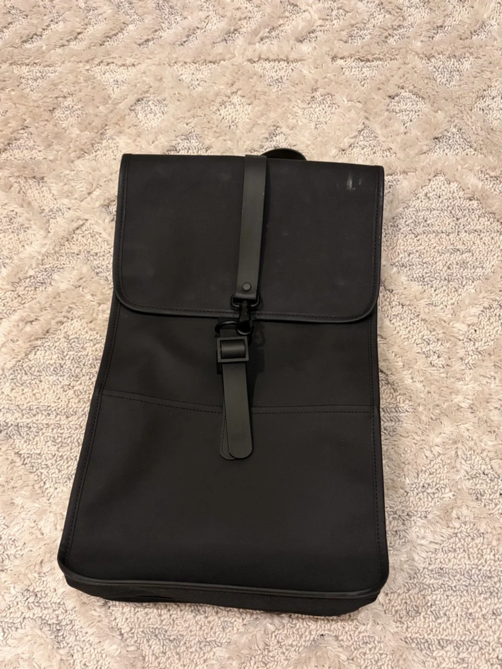 Rains Waterproof Backpack - Black - EUC ($140 Retail) - Picture 2 of 5